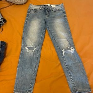 Garage light denim jeans
